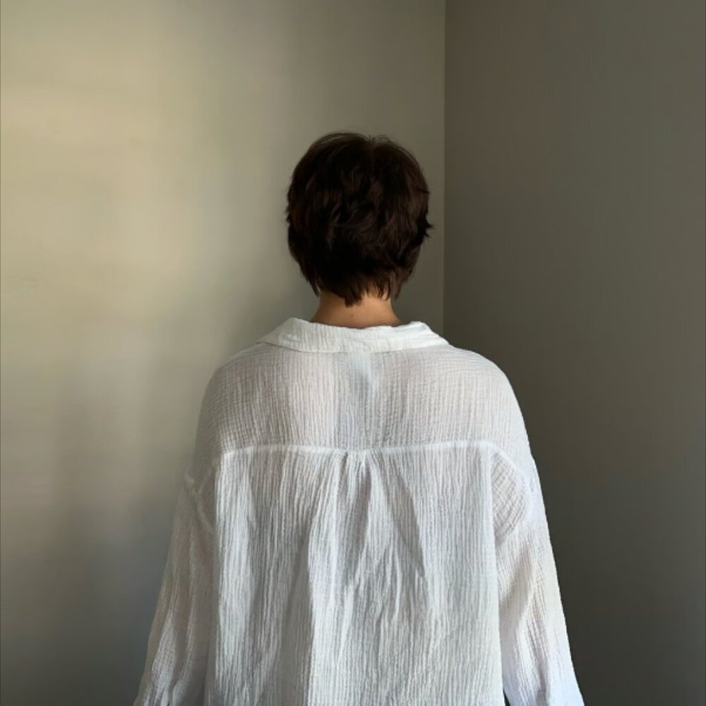 Button Up Blouse Longsleeve